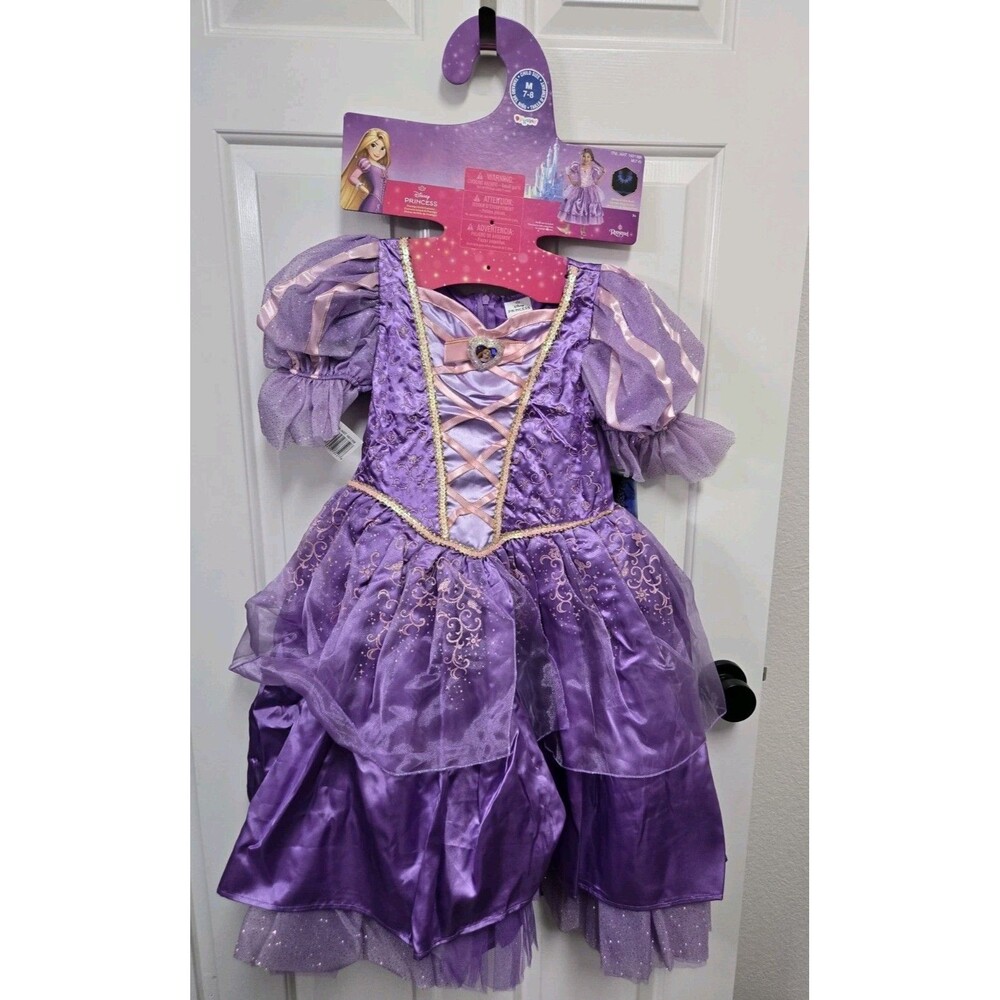 Disney Princess Rapunzel from Tangled Glow-in-the-Dark Costume Dress M